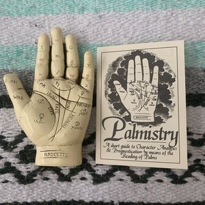 Palmistry Guide book + hand